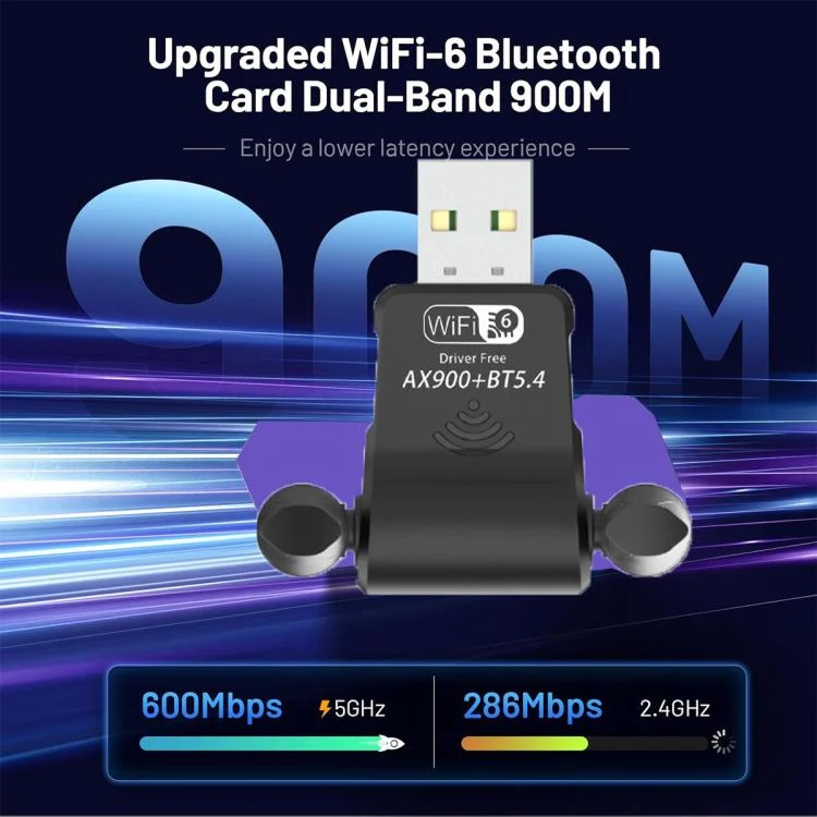 EDA008272501A_7.webp RE-902 External Dual Antenna Bluetooth WiFi 2 in 1 Computer Driver-free USB Network Adapter - Image 8