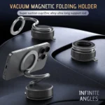 H3 Folding Vacuum Adsorption Magnetic Car Phone Holder - Image 2