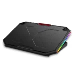 NUOXI YL-018 5-Core Fans Ultra-quiet Laptop Cooler RGB Light Cooling Holder