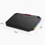 NUOXI YL-018 5-Core Fans Ultra-quiet Laptop Cooler RGB Light Cooling Holder - Image 2