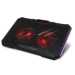 NUOXI YL-019 RGB Light Dual Turbine Silent Laptop Cooler Cooling Holder