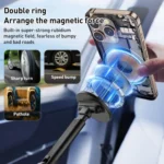 J34 Retractable Vacuum Adsorption Magnetic Car Phone Holder - Image 8