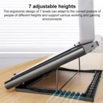 NUOXI C400 6-Speed Adjustable Dual-Core Large Fan Laptop Cooler - Image 5