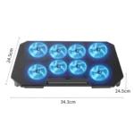 NUOXI 4-Speed Adjustable 8-Core Large Fan Laptop Cooler - Image 2