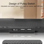 NUOXI 4-Speed Adjustable 8-Core Large Fan Laptop Cooler - Image 7