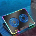 NUOXI F36-2 6-Speed Adjustable Dual-Fan Ultrathin Laptop Cooler