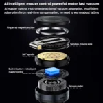 Yesido C225 360 Rotating Electric Vacuum Suction Cup MagSafe Car Mount - Image 6