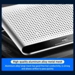 NUOXI Q5A 6-Speed Adjustable 6-Core Large Fan Cooling Pad - Image 11