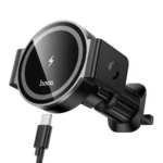 hoco HW35 Power Air Outlet Electric MagSafe Magnetic Wireless Fast Charging Car Holder -Qty: 5 Units