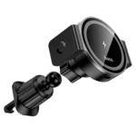 hoco HW35 Power Air Outlet Electric MagSafe Magnetic Wireless Fast Charging Car Holder -Qty: 5 Units - Image 4