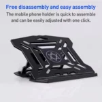 NUOXI N2 8-level Adjustable Laptop Holder, without Turntable - Image 4