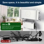 For Starlink Gen 3 Router Acrylic Separable Wall-mounted Bracket - Image 4