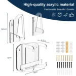 For Starlink Gen 3 Router Acrylic Separable Wall-mounted Bracket - Image 7