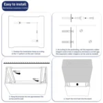 For Beelink S12 Pro Mini PC Desktop Upright Stand - Image 8