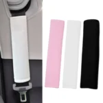 Universal Car Seat Belt Extended Ice Silk Fabric Shoulder Pad Protection Belt - Image 2