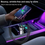 DOONJIEY DJUSB510GR 80Gbps Type-C 16K HD Projection Spring Conversion Cable - Image 5