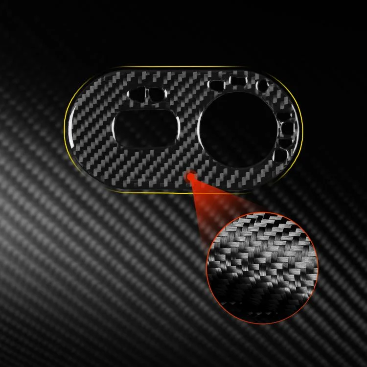 EDA008369701A_3.webp Carbon Fiber Car Headlight Switch Decorative Sticker for SEAT Ibiza 2003-2008, Right Driver - Image 5