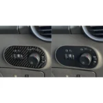 Carbon Fiber Car Headlight Switch Decorative Sticker for SEAT Ibiza 2003-2008, Right Driver - Image 6