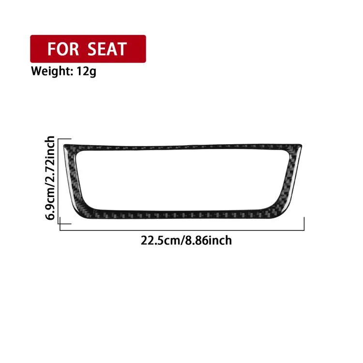EDA008369901A_2.webp Carbon Fiber Car Air Conditioner Switch Panel B Decorative Sticker for SEAT Ibiza 2009-2014, Left and Right Driver - Image 5