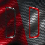 Carbon Fiber Car Air Conditioner Switch Panel B Decorative Sticker for SEAT Ibiza 2009-2014, Left and Right Driver - Image 3