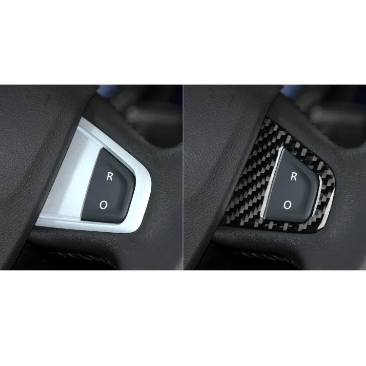 EDA008370101A_4.webp 3pcs/Set Carbon Fiber Car Steering Wheel Buttons Decorative Sticker for Renault Fluence 2009-2017 / Megane 2008-2016, Left and Right Driver - Image 7