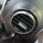2pcs/Set Carbon Fiber Car AC Two Sides Air Outlet Decorative Sticker for SEAT Leon 2005-2012, Left and Right Driver - Image 6