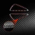2pcs/Set Carbon Fiber Car Instrument Panel Air Outlet Decorative Sticker for SEAT Leon 2005-2012, Left and Right Driver - Image 2