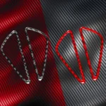 2pcs/Set Carbon Fiber Car Instrument Panel Air Outlet Decorative Sticker for SEAT Leon 2005-2012, Left and Right Driver - Image 3