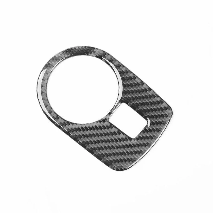 EDA008375701A_1.webp Carbon Fiber Car Headlight Switch Panel Decorative Sticker for SEAT Leon 2005-2012 - Image 2