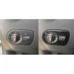 Carbon Fiber Car Headlight Switch Panel Decorative Sticker for SEAT Leon 2005-2012 - Image 5