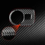 Carbon Fiber Car Headlight Switch Panel Decorative Sticker for SEAT Leon 2005-2012 - Image 6