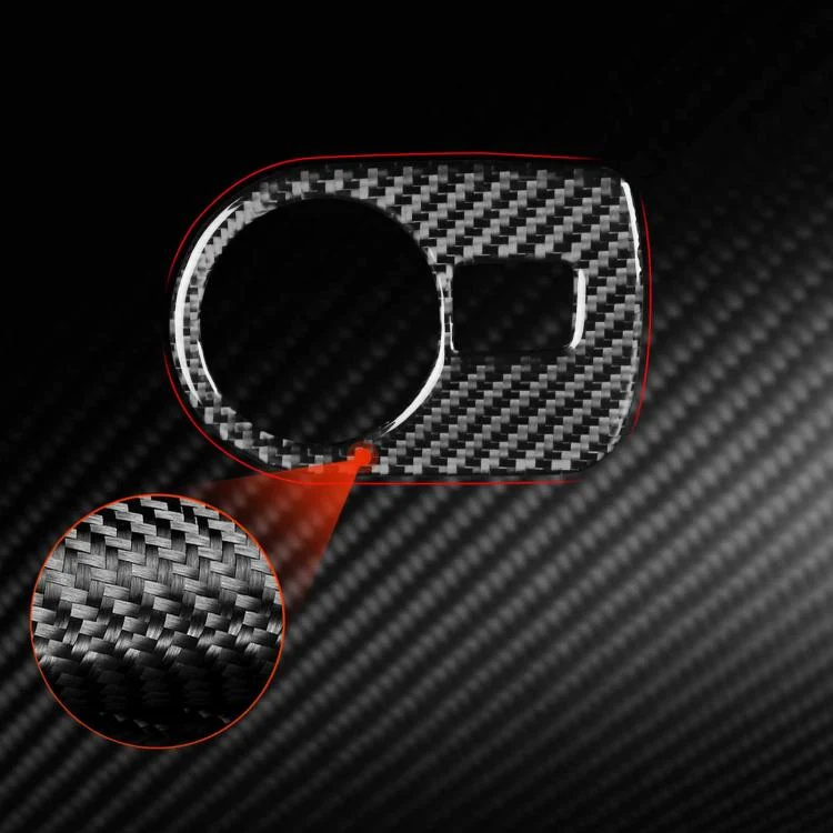 EDA008375701A_5.webp Carbon Fiber Car Headlight Switch Panel Decorative Sticker for SEAT Leon 2005-2012 - Image 6