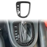 Carbon Fiber Car Gear Position Panel Decorative Sticker for SEAT Leon 2005-2012