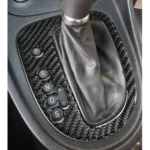 Carbon Fiber Car Gear Position Panel Decorative Sticker for SEAT Leon 2005-2012 - Image 4