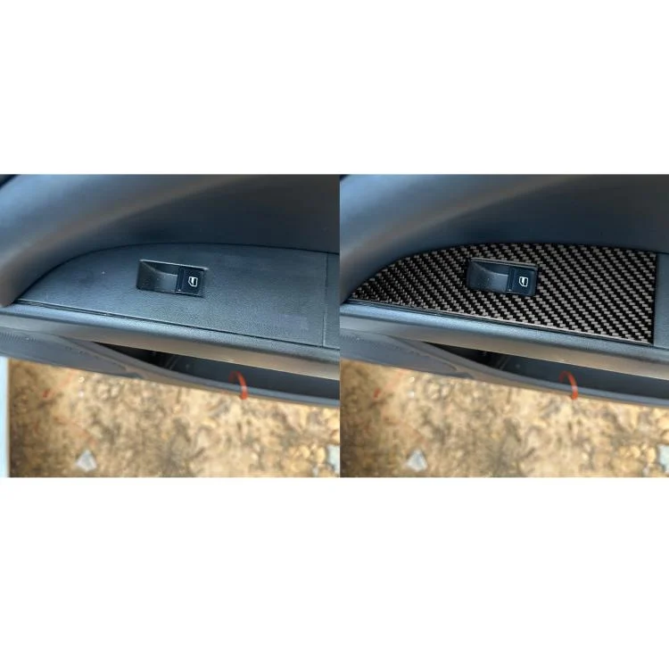 EDA008376101A_4.webp 5pcs/Set Carbon Fiber Car Lifting Panel Decorative Sticker for SEAT Leon 2005-2012 - Image 5