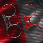 2pcs/Set Carbon Fiber Car Speedometer Surrounded Panel Decorative Sticker for SEAT Leon 2005-2012, Left and Right Driver - Image 3