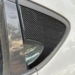 2pcs/Set Carbon Fiber Car Rear Triangle Window Decorative Sticker for SEAT Leon 2005-2012, Left and Right Driver - Image 6