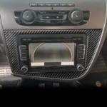 Carbon Fiber Car Center Console Panel Decorative Sticker for SEAT Leon 2005-2012 - Image 4