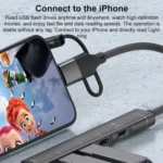 USB / Type-C / 8 Pin to PD, 2 x USB, 2 x Type-C HUB Adapter 5 in 1 Docking Station - Image 8