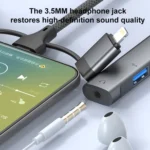 USB / Type-C / 8 Pin to 3.5mm, PD, 2 x USB, Type-C HUB Adapter 5 in 1 Docking Station - Image 8