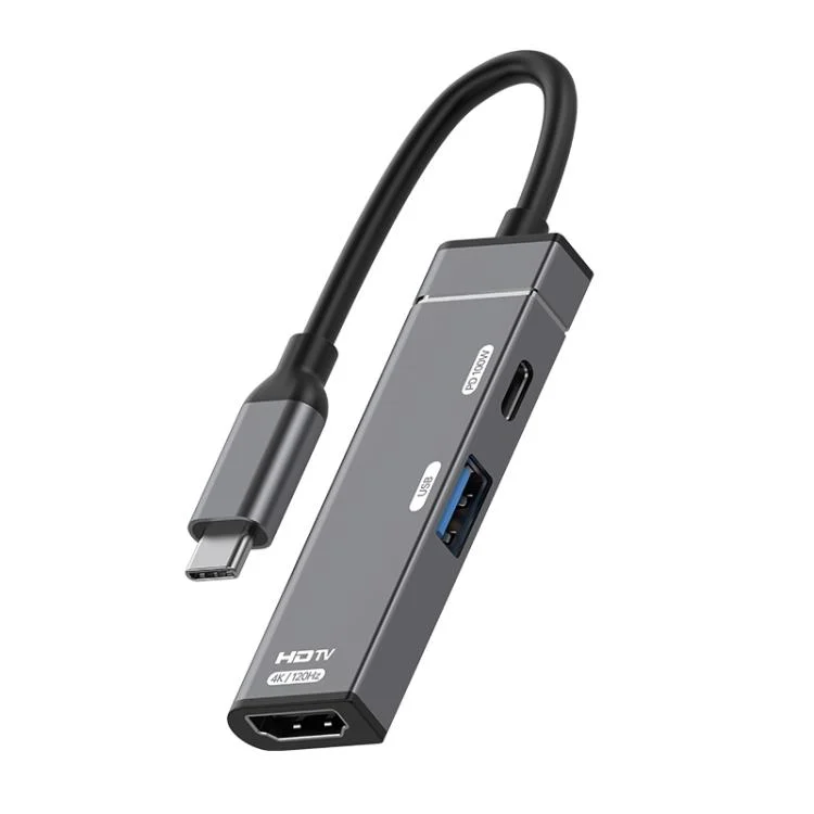 Type-C to Type-C, USB-A, HDMI HUB Docking Station