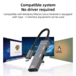 Type-C to Type-C, USB-A, HDMI HUB Docking Station - Image 11