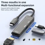 Type-C to Type-C, USB-A, HDMI HUB Docking Station - Image 4