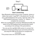 Logitech POP ICON COMBO Wireless Bluetooth Keyboard and Mouse Set - Image 10