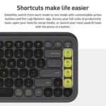 Logitech POP ICON KEYS Wireless Bluetooth Keyboard - Image 4