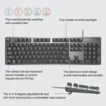 Logitech K845 Backlit Mechanical Wired Keyboard, Cable Length: 1.8m - Image 6