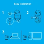 Logitech B330 1000DPI Silent Bluetooth Wireless Mouse - Image 5