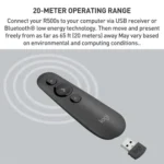 Logitech R500s Laser Wireless Smart Presentation Remote Controller - Image 5