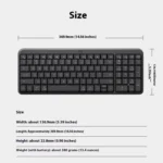 Logitech K251 Wireless Bluetooth Keyboard for Business Laptop Office use - Image 8