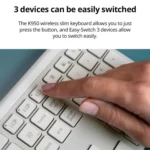 Logitech K950 Slim Silent Wireless Bluetooth Keyboard - Image 3